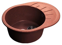 Granfest Мойка кухонная Rondo GF-R580L Красный Марс – фотография-1